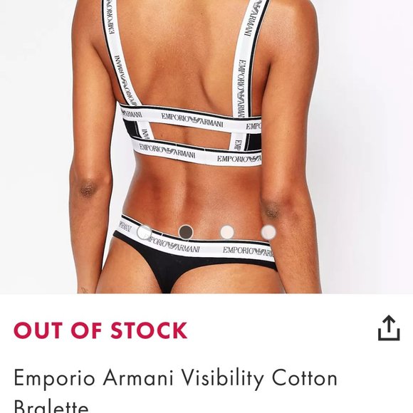 Emporio Armani Visibly Cotton Bralette *never worn* - Picture 8 of 8